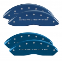E25230 COVER SET-BRAKE CALIPER-CORVETTE ENGRAVED-20-26